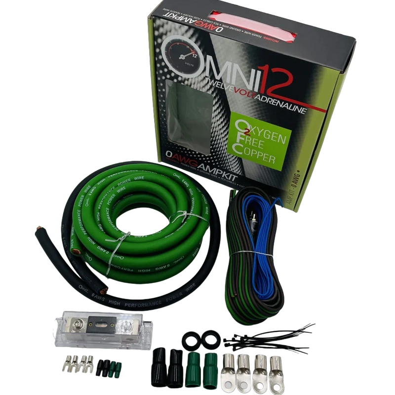 Omni12 100% Copper OFC Amplifier Installation Kit 0GA